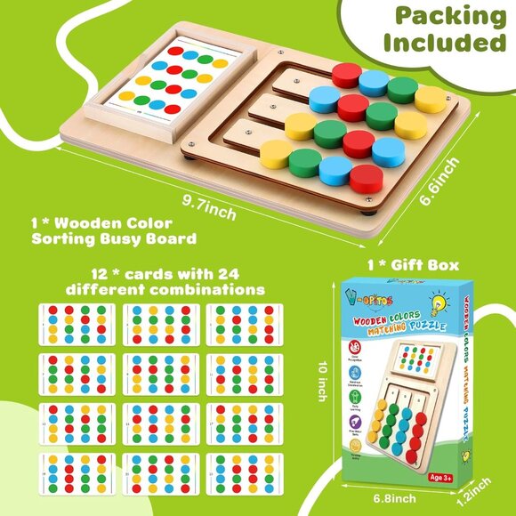 Wooden advanced four-color chess game children's logical thinking(1 set) - Picture 10 of 12